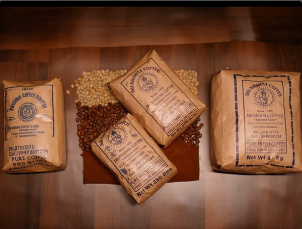 Pure fresh coffee — our heritage packaging