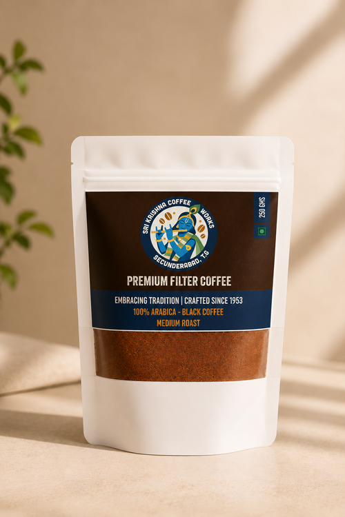Sri Krishna The Arabica filter coffee 250g — 100%Arabica black coffee medium roast