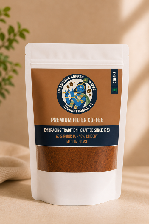 Sri Krishna The Bold filter coffee 250g — 60% Robusta40% chicory medium roast